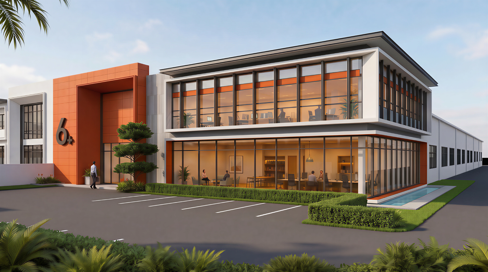 6+ Factory exterior concept in Jenjarom